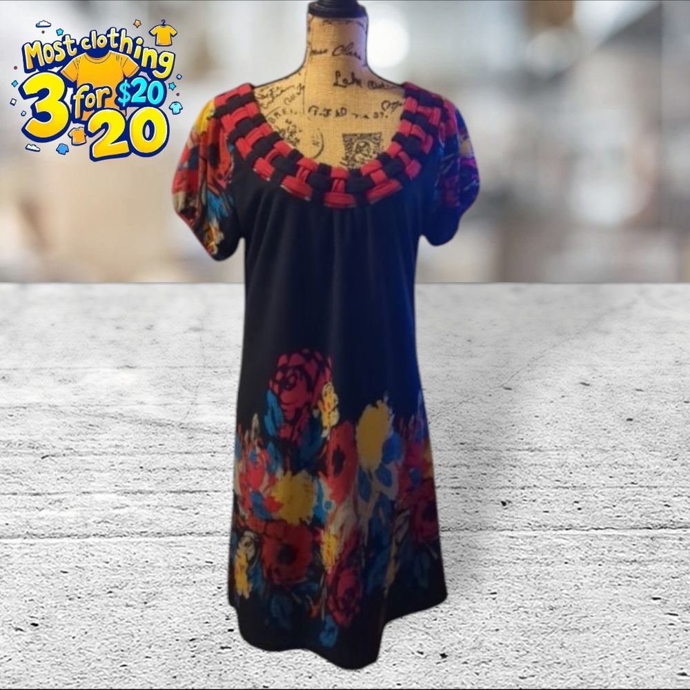 Funky people floral dress size XL